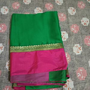 Green Saree Like New