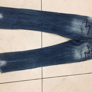 Spykar Men Slim Fit Heavy Faded Mid Rise Jeans 👖