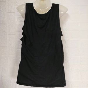 Black Sleevless Top