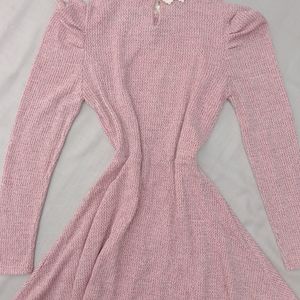 New Korean Wool Short Dresss