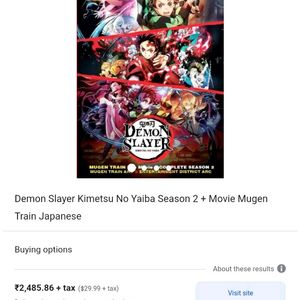 Demon Slayer Season 2 All Episodes DVD