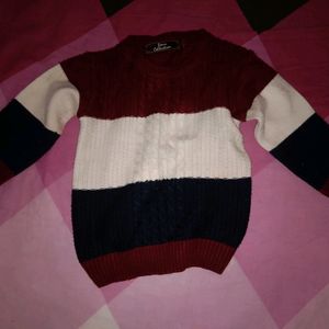 Boy's Soft Wool Sweater For 3years Upto 5years