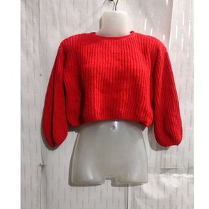 Crop Sweater for Women's