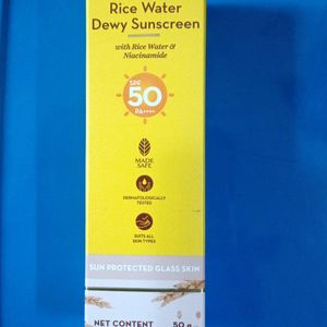 Mamaearth Rice Water Dewy Sunscreen