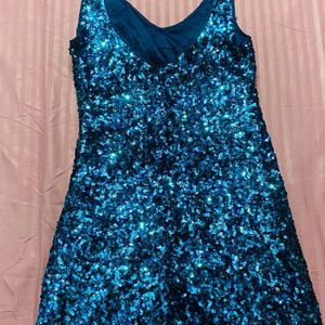 Sequin Blue Dress