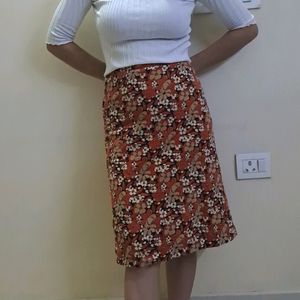 Floral Printed Skirt