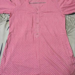 Short Pink Kurta