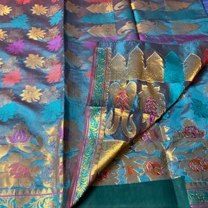 Banarasi Saree With Gold Zari