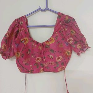 Festive Floral Blouse