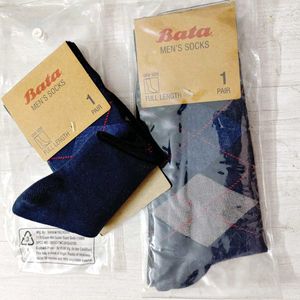 The Bata New Socks Combo-2 Formal Wear(Multicolor)