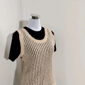 Crochet Woolen Vest