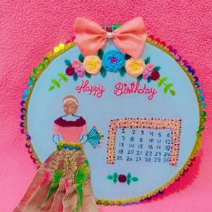 Birthday Embroidery Hoop