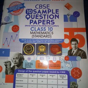 CBSE Class 10th, Maths Oswal Sample Paper.