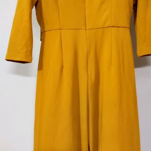 Branded ( WOMEN JUMPSUIT ) in Royal mustard Colour