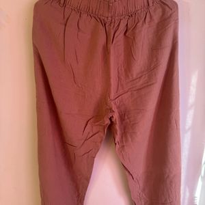 Peach Linean Women Pant