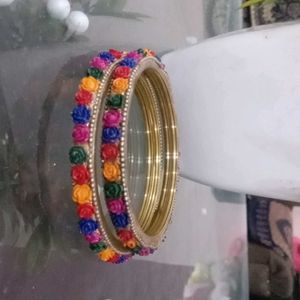 Beautiful Flower Bangles