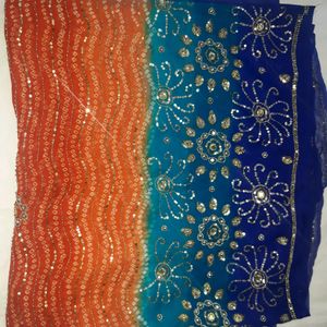 Partywear Baandhni Saree