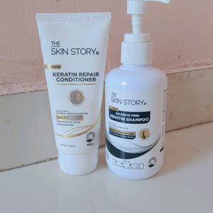 Sulfate Free Keratin Shampoo Conditioner