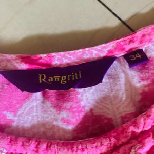 Rangriti Short Kurti