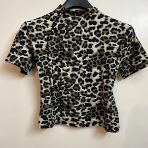 leopard ANIMAL PRINT TOP  (20% off on ₹)