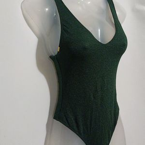 BRAND NEW SHIMMERY GREEN BODYSUIT