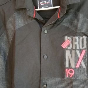 Branded Boys Black Shirt.