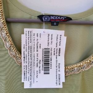 Inddus Pista Green Suit Set Malaika Edition/Size-S