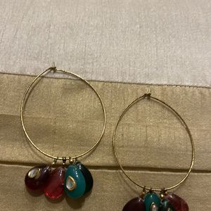 Earrings With Studded Stones