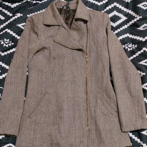 🌸 Women's 🌸 XS Herringbone Pattern Brown Coat