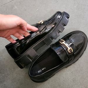 Black Penny Loafers