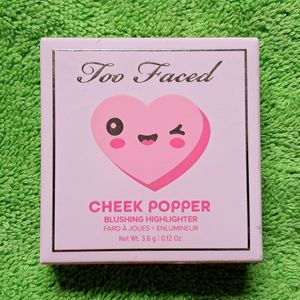 Too Faces cheek & blushing highlighter.