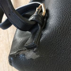 Preloved Faux leather Forever 21 Backpack