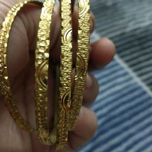 Gold Plated Bangles