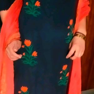 Trouser Suit With Full Pure Dupatta No Damage Some