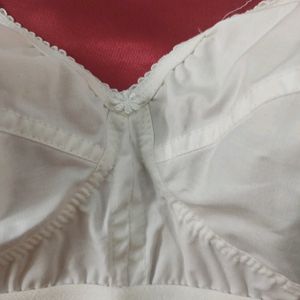 Sohini Cotton Bra- White Colour