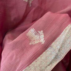 Georgette Silk Saree