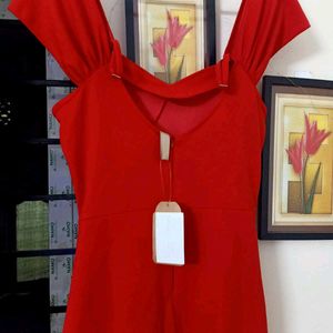 Women's Red Mini dress