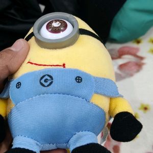 Minions Soft Toy Keychain