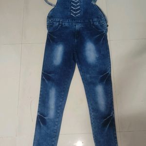 Denim Dungree For Women...Waist Size 32 and Length 40