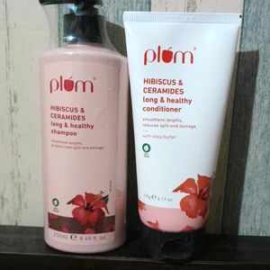 Plum Hibiscus & Ceramides Shampoo & Conditioner