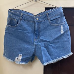 Miss Chase Denim Rugged Shorts