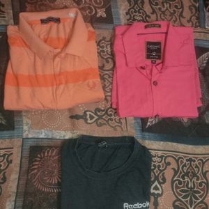 3 Piece Combo Shirt And Tshirt