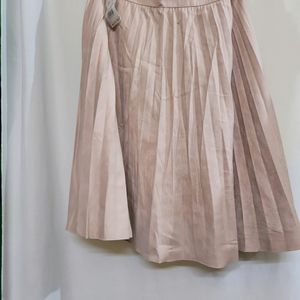 Trendy Imported Japanese Brand Suede Skirt