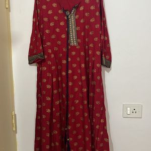 Indian Festive Women Wear Anarkali Kurta