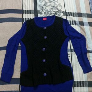 Blue Woollen Top