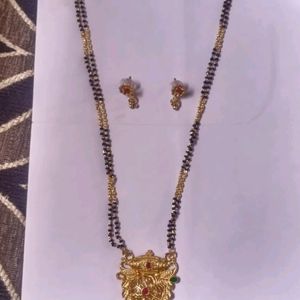 Mangalsutra With Earrings