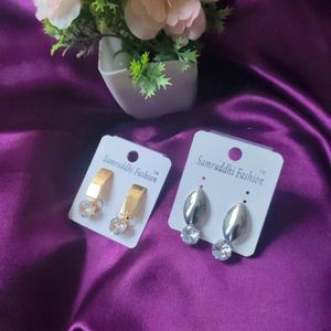 Combo Pack Of 2 Korean Earrings