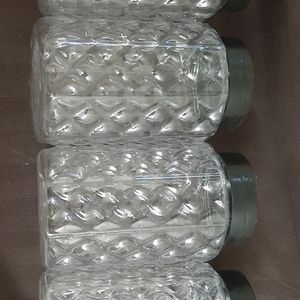 4 Plastic Jar