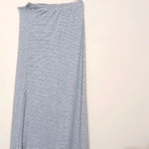 Long Slit Pencil Skirt With Linings