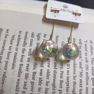 Korean Crystal Dangling Earing